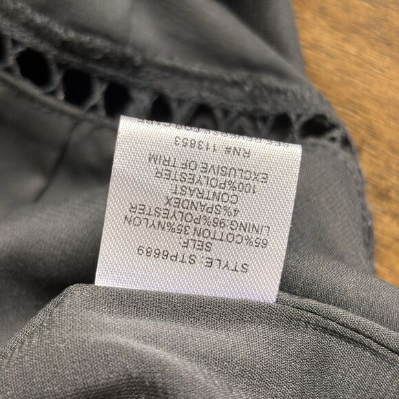 Sugar + Lips Black Lace Top Shorts Romper Jumpsuit Size Large NWT - Picture 9 of 9